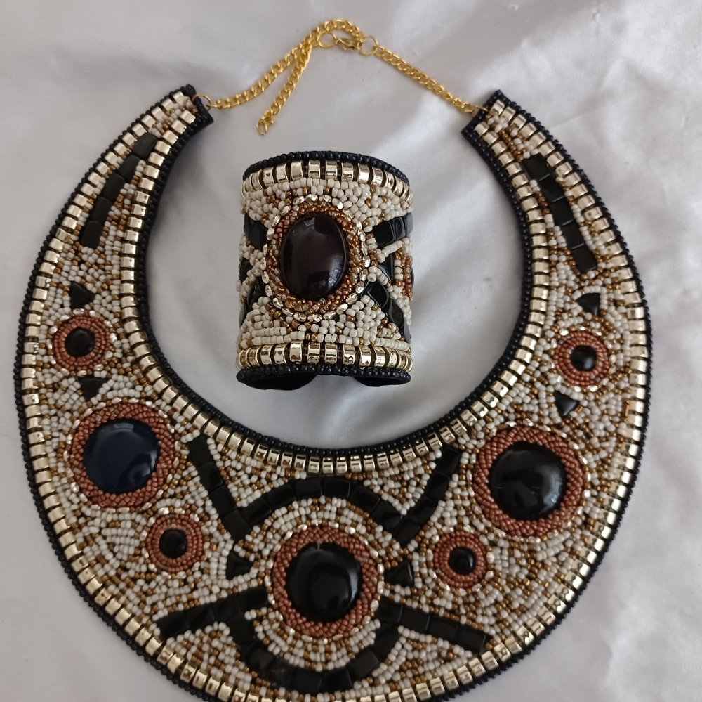 Tribal Necklace and Cuff